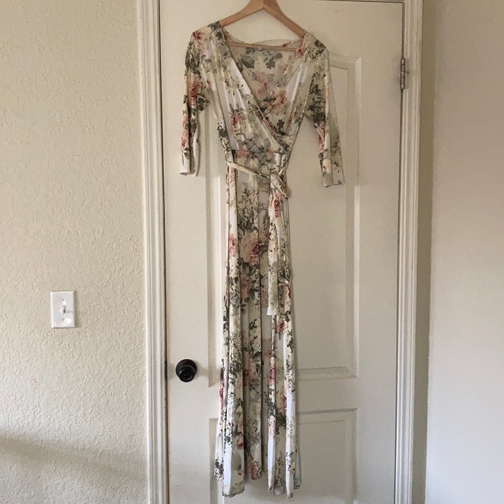 Pink Blush Maternity and Nursing Dress